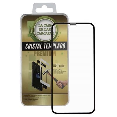 La Casa De Las Carcasas Negro Cristal Templado Completo Para Iphone X