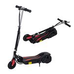 Patinete eléctrico HOMCOM negro 75x36x93 cm metal plástico