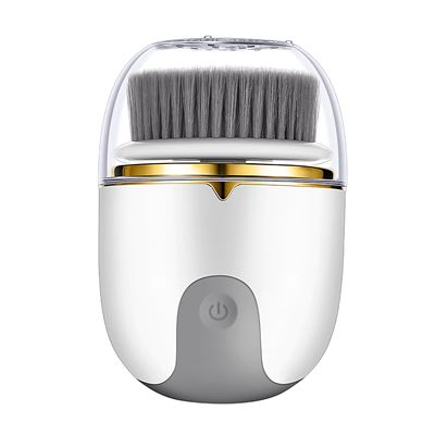 Limpiador Facial Eléctrico Con Tres Cabezales Y Frecuencia Dual Según Tipo Dam Blanco Oro
