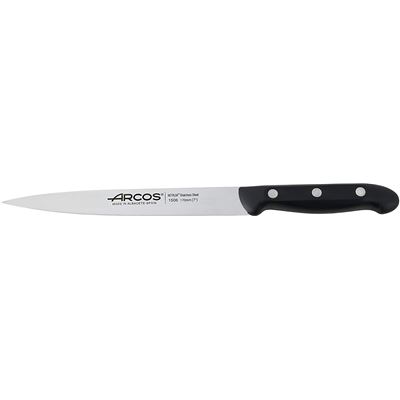 Cuchillo Lenguado Arcos Maitre Negro Hoja 170mm