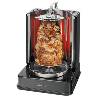 Grill vertical eléctrico Clatronic, DVG 3686 1400 W Negro - 1