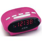 Ices ICR-210 Reloj Rosa radio