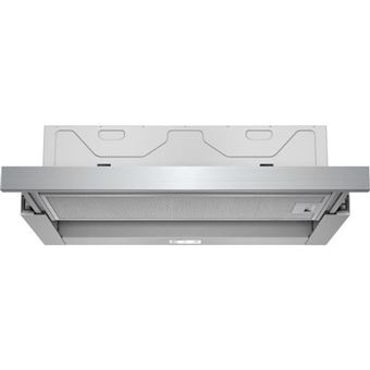 SIEMENS LI64MC520-Campana telescópica-Evacuación / reciclaje-400 m3 aire / h-68 dB-B-3 velocidades- L 60 cm-Acero inoxidable