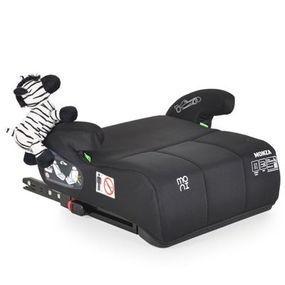 Alzador Para Coche Monza (125 A 150cm) Con Isofix De Moni Black