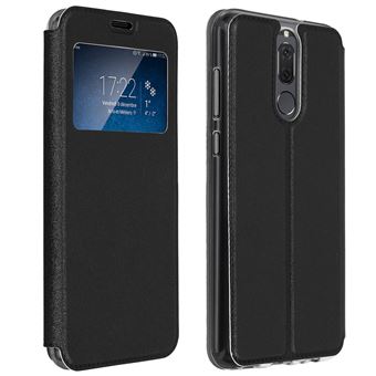 Funda Libro con Ventana Huawei Mate 10 Lite Color Negro