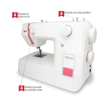 Máquina De Coser De Brazo Libre Alfa Next 20 Spring