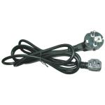 Cable Alimentación Gembird pc186avde alimentacion 1.8 alim.vde 18 90 bk с15 1.8m 10a