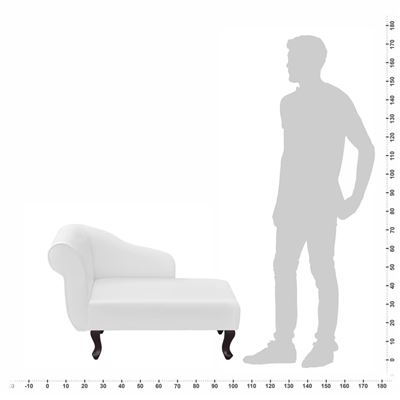 Sillón VidaXL En Forma De Cubo De Cuero Sintético Blanco
