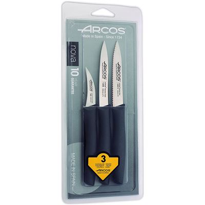 Set 3 Uds Mondadores Arcos Nova Negro 60/100 Mm