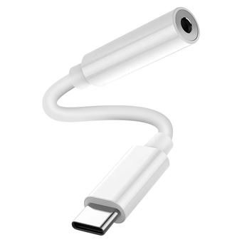 Adaptador Audio USB-C Jack 3,5mm Sonido de alta calidad Compacto Blanco -  Cables - Los mejores precios