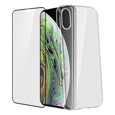 Avizar Protector Cristal Templado Transparente para Apple iPhone XS Max