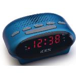 Ices ICR-210 Reloj Azul radio