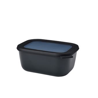 Bote de cocina Cirqula rectangular 1500 ml nordic black - 1