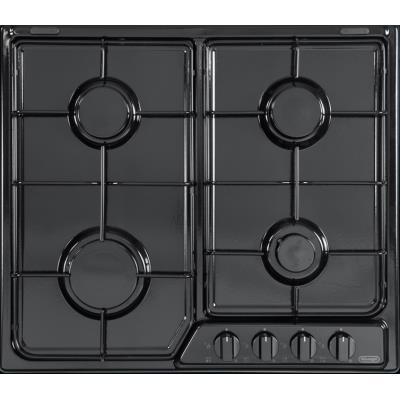Placa De Gas Delonghi Ynf 46 Asv 4 Fuegos 60cm Negro