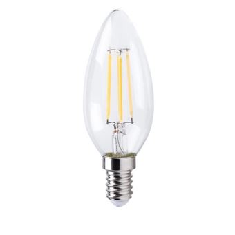 Llama de bombilla de filamento LED XQ-Lite E14 XQ1562 4 W equivalente a 30 W blanco cálido