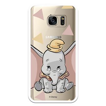 para Samsung Galaxy S7 Oficial de Disney Silueta Transparente de Silicona Flexible y Resistente de Dumbo - Fundas y para teléfono móvil - Los mejores precios | Fnac