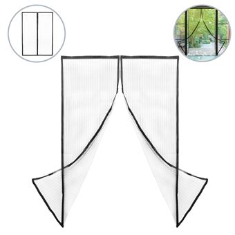 Mosquitera con cierre magnético para puerta 90 x 210 cm