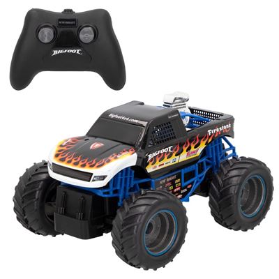 Coche teledirigido 4x4 niños 4 años escala 1:24 monster truck new bright