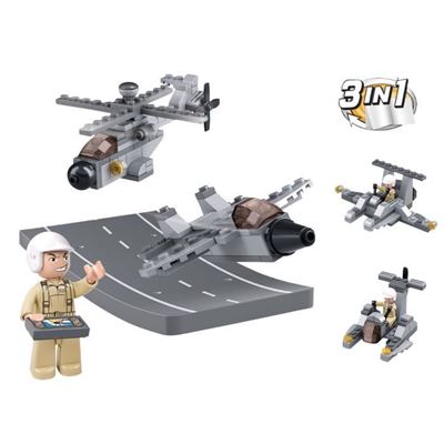 Ladrillos compatibles con Lego - Construcción - Portaaviones - - Drones 3 en 1 - Mixto - Sluban