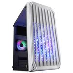 Caja PC Gaming Micro-ATX Mars Gaming MC-S2 Blanco, 2 Ventiladores FRGB, Ventana Lateral