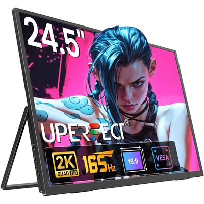 Uperfect Negro Monitor Portátil Up18-2K 24.5"" 2K