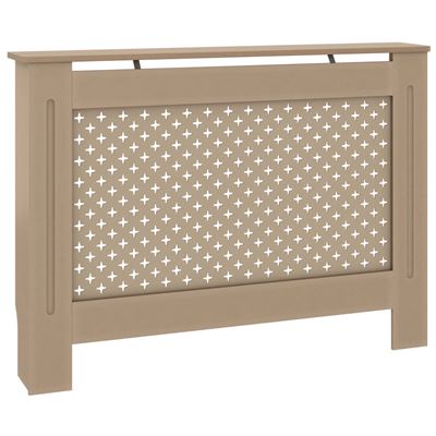 Cubierta Para Radiador Vidaxl Mdf 112x19x81 Cm
