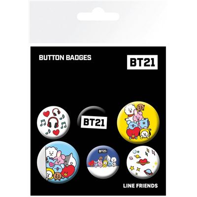 Pack De Chapas BT21 Mix