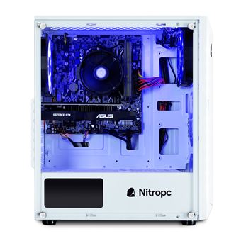 PC Gaming Nitropc Avanzado Silver - Intel i5-11400F, GTX 1650 4GB, RAM 16GB, SSD 240GB + HDD 1TB, Windows 11 - Ordenador sobremesa - Los mejores precios Fnac