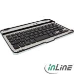 Inline 55371 Teclado para negro aluminio mini qwertz 60h