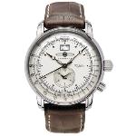 Zeppelin Reloj De cuarzo para hombre con correa piel – 76401 100