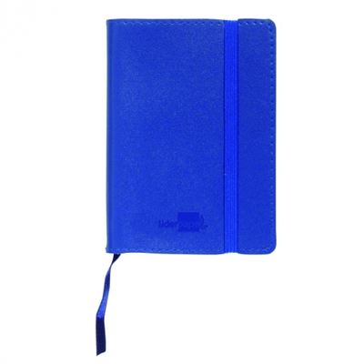 Libreta Liderpapel Simil Piel, Azul