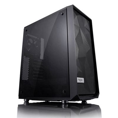 Fractal Design Caja Pc Fractal - Meshify C Blackout Ventana Cristal Templado Atx