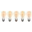 XQ-LITE Conjunto de 5 bombillas de filamento LED E27 globe 2.5 W equivalente 15 W XQ1706_0