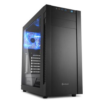 Sharkoon S25-w Midi-tower Negro - Caja PC / Server - Caja PC - 1