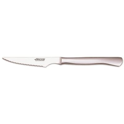 Cuchillo Chuletero Arcos De Mesa 375500 Monoblock De Una Pieza De Acero Inoxidable Hoja De 11 Cm En Caja
