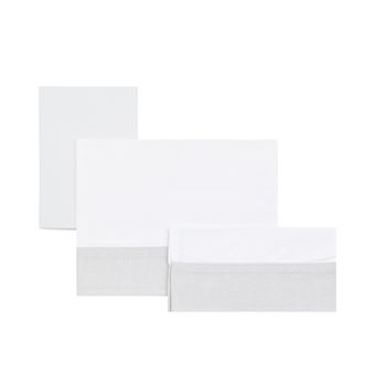 Sabana Minicuna 3 Pcs 80X120 Cm Star Gris