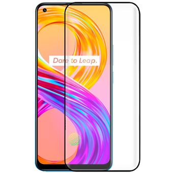 Protector Pantalla Cristal Templado Cool para Realme 8 / 8 Pro (FULL 3D Negro) - 1
