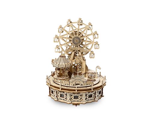 Dam Maqueta De Madera 3D, Con Movimiento Mecánico Diseño Parque De Atracciones De Ensueño.