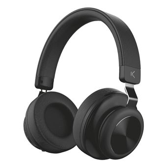 Auriculares inalámbricos Ksix Retro Bluetooth 5.0 Autonomía Hasta 6 horas  Negro - Auriculares por infrarrojos - Los mejores precios