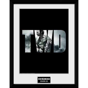 Fotografía enmarcada The Walking Dead Temporada 6 30x40 cm