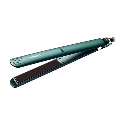 Plancha De Pelo Dam Cerámica Temperatura Ajustable Ptc Placa Protección Anti Quemaduras Verde