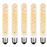 XQ-LITE Juego de 5 bombillas de filamento LED E27 Tubo de 2.5 W, equivalente a 15 W XQ1710_0