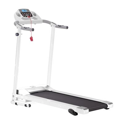 Cinta De Andar Trébol Advance Eléctrica Plegable Inclinación Manual 1000 W Blanca
