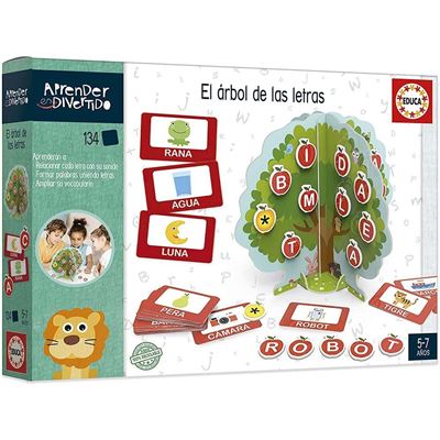 Juego Educa aprender diver Árbol letras