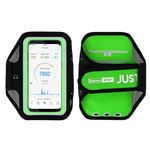Funda móvil para correr Smartphones de 5 pulgadas Impermeable de Baseus, Verde