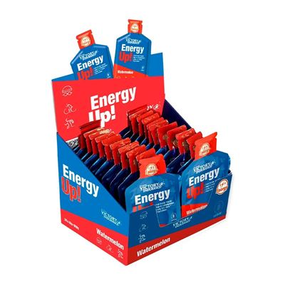 Victory Endurance - Energy Up! Sin Cafeina Gel 24 Gelx40 Gr - Sabor Sandía