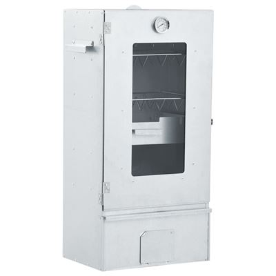 Horno Ahumador Barbacoa Vidaxl 1 Kg De Virutas De Madera 44,5x29x83 Cm