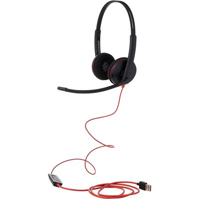 Auriculares Con Micrófono Plantronics Blackwire 3220 Usb-a Negro
