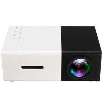Mini video proyector YG300 LED 600 lúmenes, de 24 a 60 pulgadas. Portátil,  con batería recargable. Soporta resolución HD1080P.