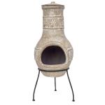 Chimenea Star Flower arcilla color paja 86037